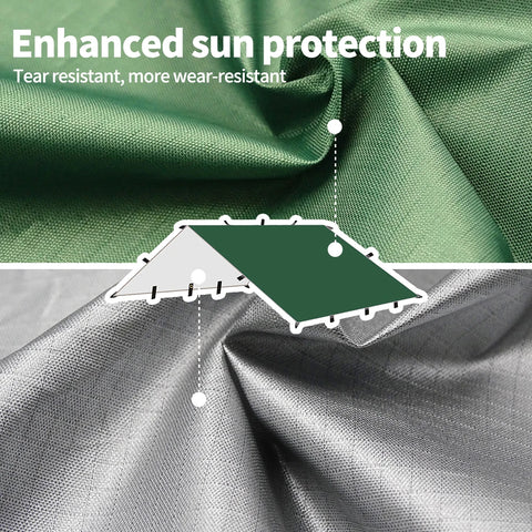 Waterproof Tarp Tent Shade™- Beach, Camping, Outdoor Shade with Nail Wind Rope