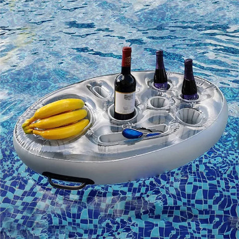 Inflatable Pool Bucket Cup Holder Float Tray™  
