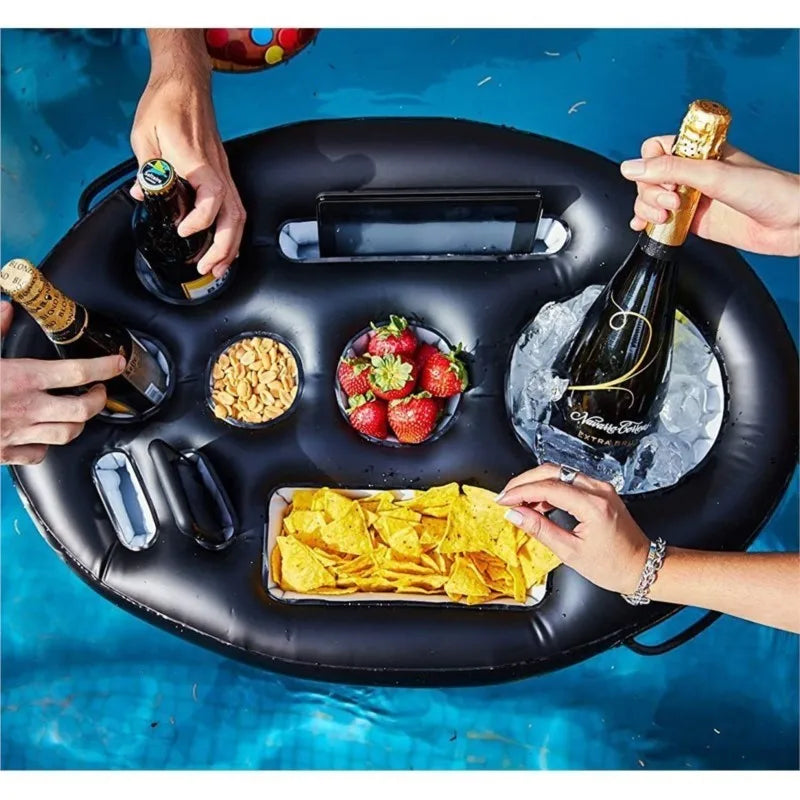Inflatable Pool Bucket Cup Holder Float Tray™  