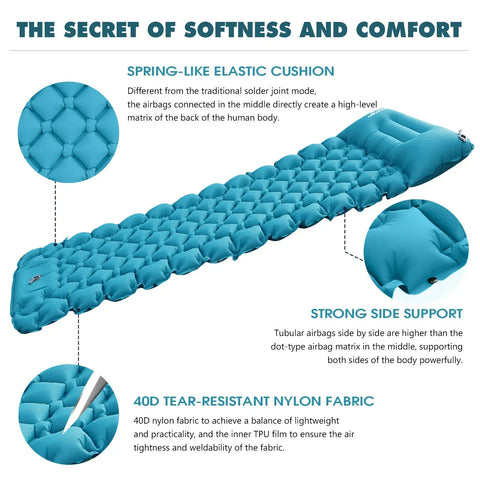 SleepShield™️-Insulated Sleeping Pad: Where Quality Meets Comfort