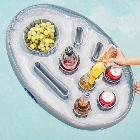 Inflatable Pool Bucket Cup Holder Float Tray™  